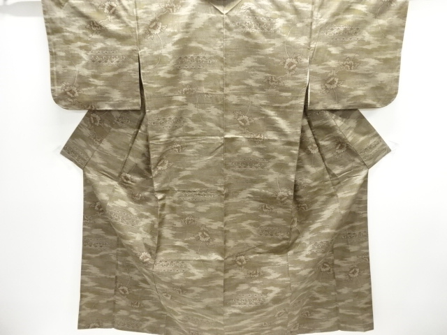 JAPANESE KIMONO / NISHIJIN OMESHI / WOVEN FLOWER 